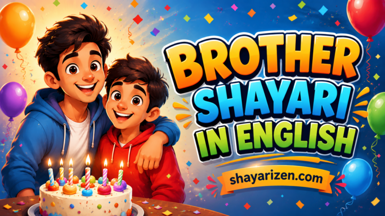 Brother Shayari In English