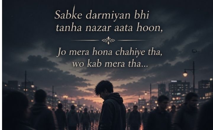 Alone Sad Shayari in English