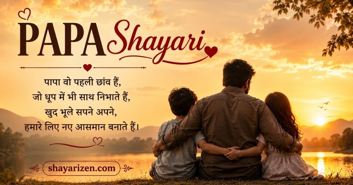 Papa Shayari In Hindi
