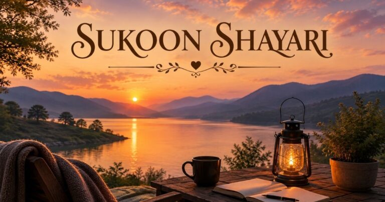  Sukoon Shayari In Hindi