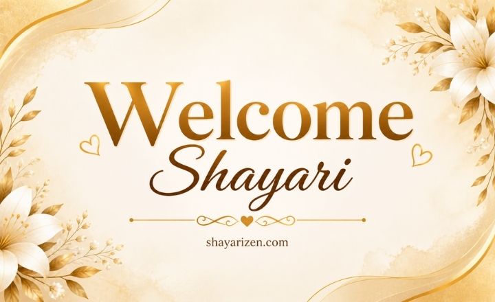 Welcome Shayari in hindi