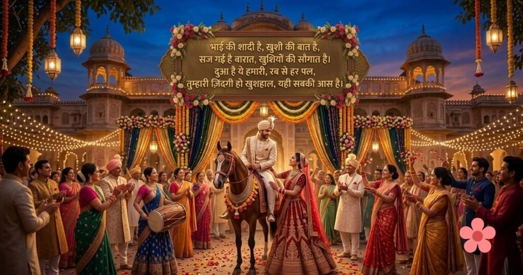 Brother Wedding Shayari In Hindi