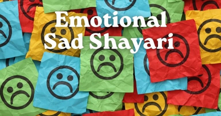 Emotional Sad Shayari