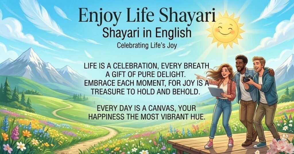 Enjoy Life Shayari In English
