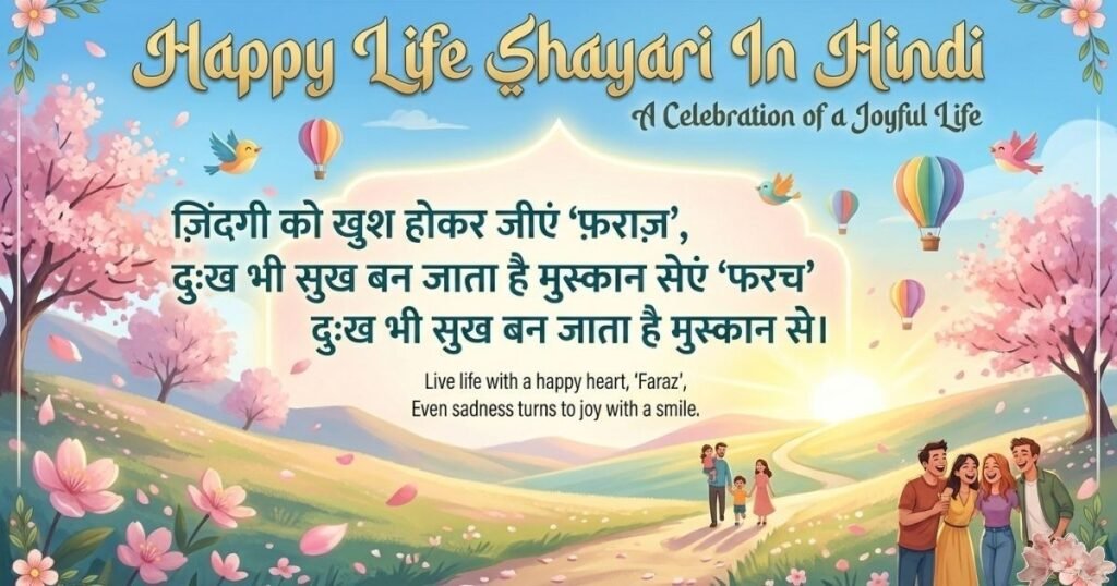 Happy Life Shayari In Hindi