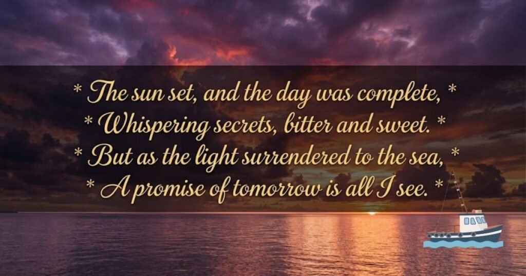 Latest Sunset Shayari