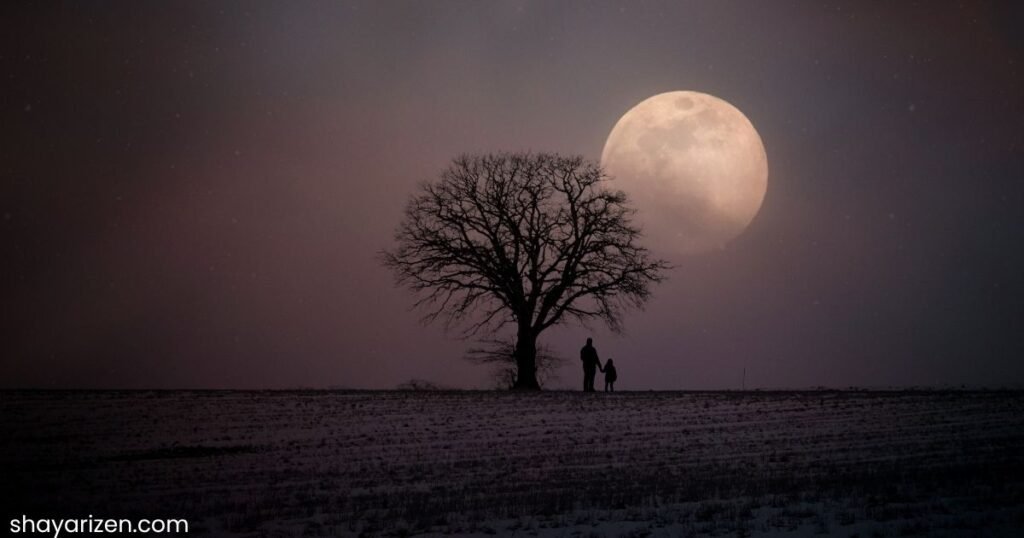 Raat Shayari 2 Lines In Hindi English