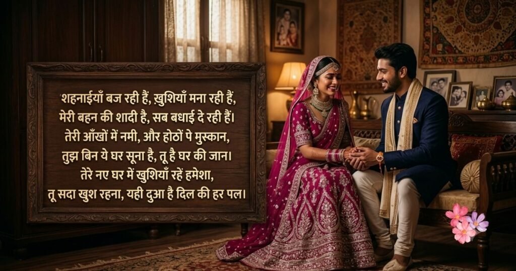 Sister Wedding Shayari In Hindi