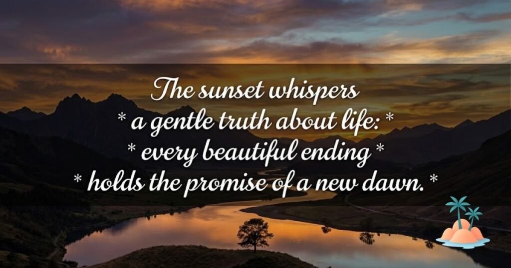 Sunset Shayari On Life
