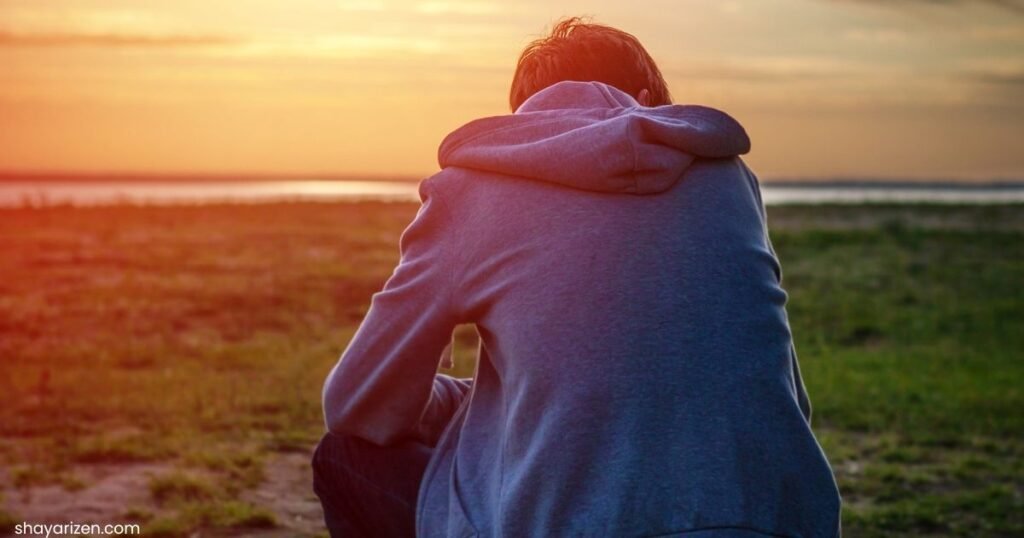 2 Lines Sad Shayari 😭 Life Boy