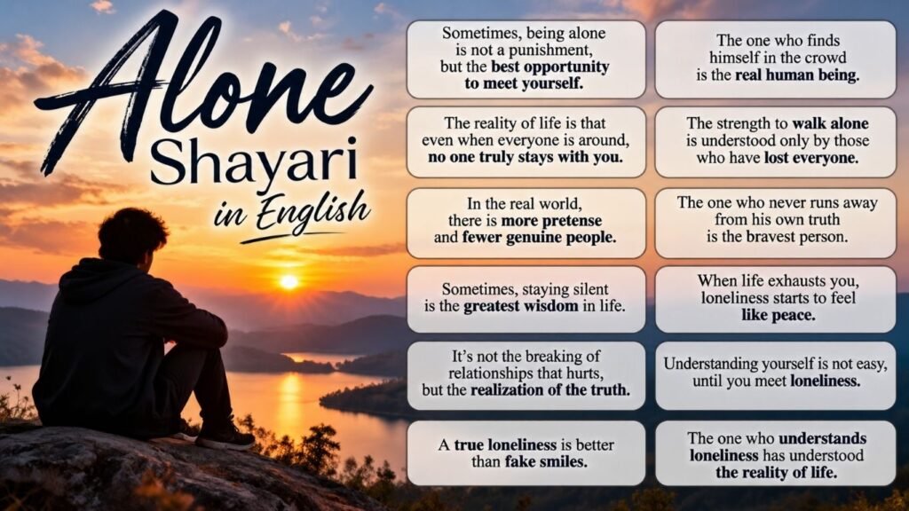 alone shayari in english