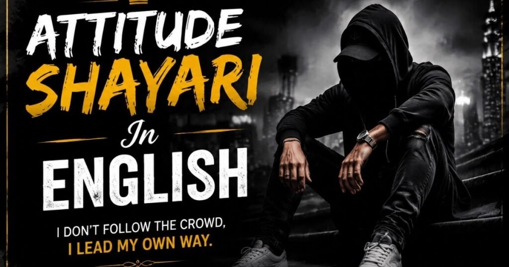 Attitude Shayari In English