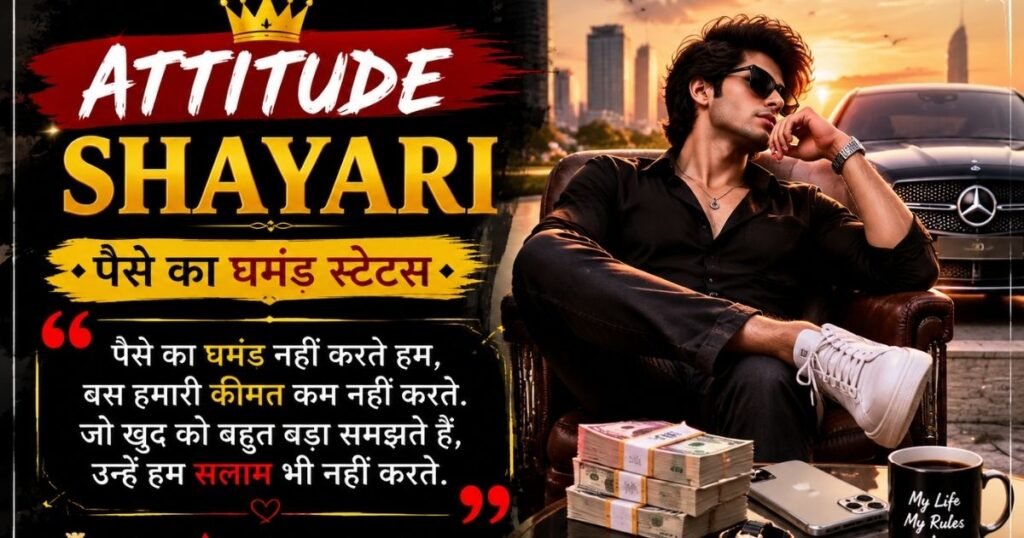 Attitude Shayari अहंकार और घमंड