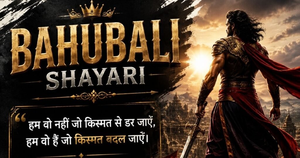 Bahubali Shayari