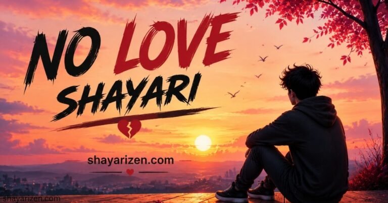 No Love Shayari in hindi