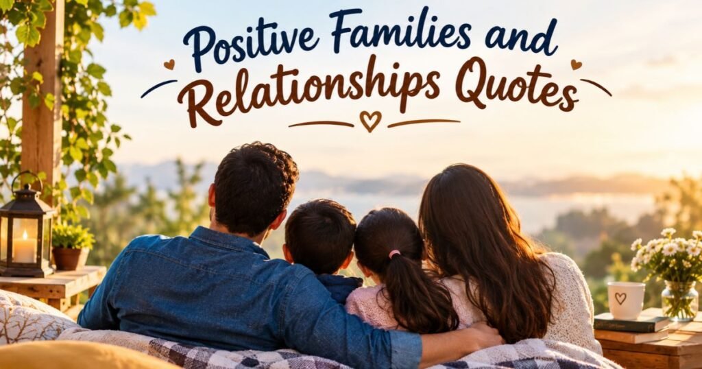 Positive Families and Relationships Quotes