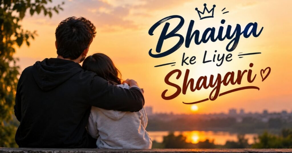 bhaiya ke liye shayari