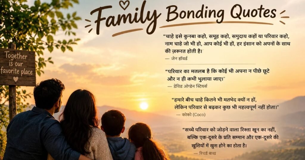 family bonding quotes