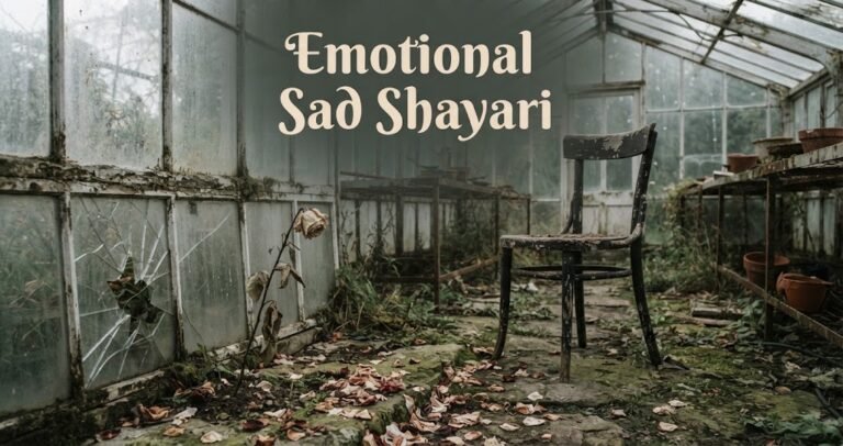 Emotional Sad Shayari