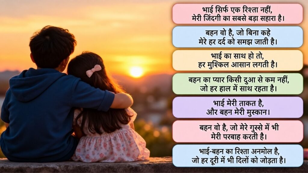 बहन भाई स्टेटस इन हिंदी