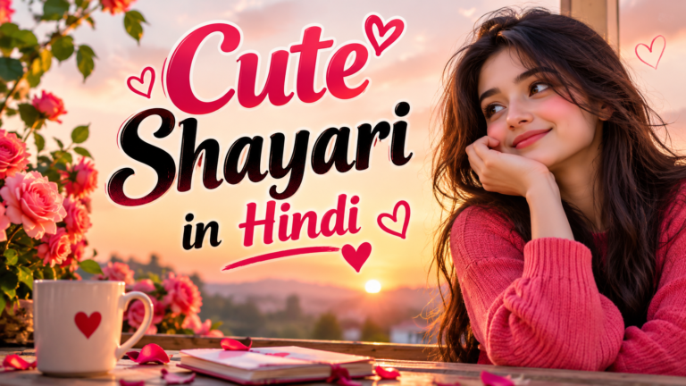 Cute Shayari in Hindi