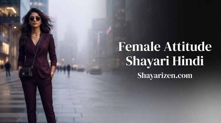 Female Attitude Shayari Hindi