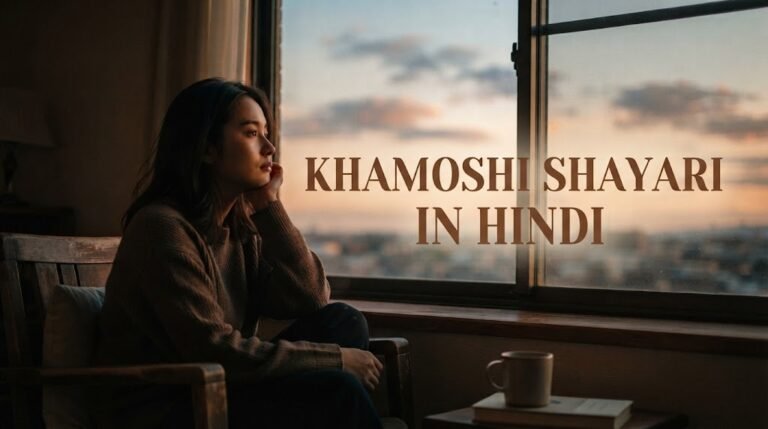 Khamoshi Shayari in Hindi