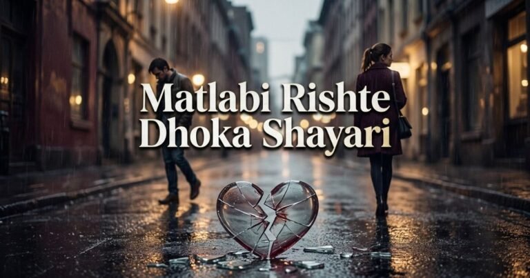 Matlabi Rishte Dhoka Shayari