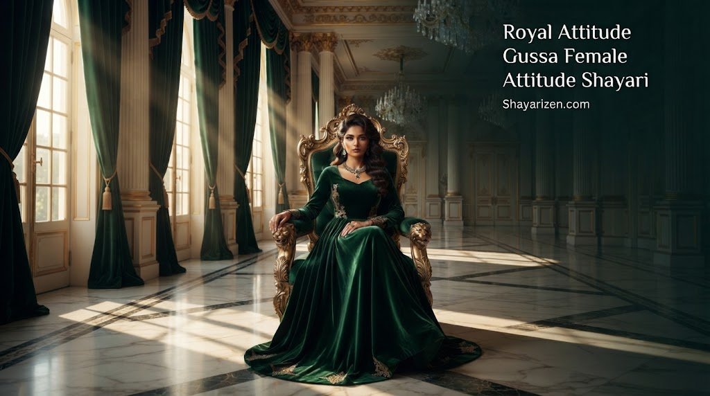 Royal Attitude Gussa Female Attitude Shayari